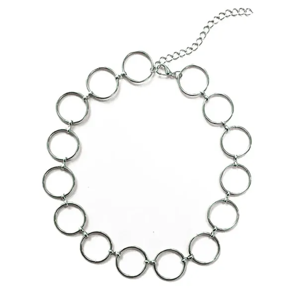 Necklaces & Chokers*Boogzel Clothing O-Ring Choker Silver