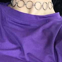 Necklaces & Chokers*Boogzel Clothing O-Ring Choker Silver
