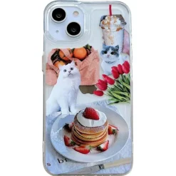 Iphone Cases*Boogzel Clothing Pancakes & Cat iPhone Case
