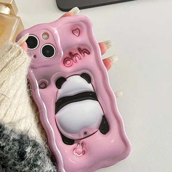 Iphone Cases*Boogzel Clothing Panda iPhone Case Pink