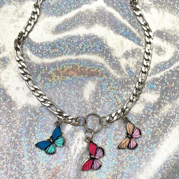 Other|Necklaces & Chokers*Boogzel Clothing Papillon Necklace Silver