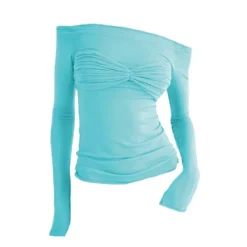 Long Sleeve Tops*Boogzel Clothing Parisian Ruched Long Sleeve Top