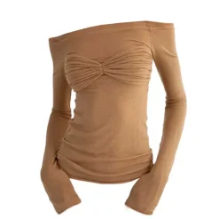 Long Sleeve Tops*Boogzel Clothing Parisian Ruched Long Sleeve Top