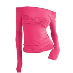 Long Sleeve Tops*Boogzel Clothing Parisian Ruched Long Sleeve Top