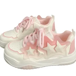 Aesthetic Sneakers*Boogzel Clothing Pastel Aesthetic Star Sneakers