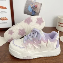 Aesthetic Sneakers*Boogzel Clothing Pastel Aesthetic Star Sneakers