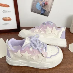 Aesthetic Sneakers*Boogzel Clothing Pastel Aesthetic Star Sneakers