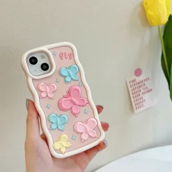 Iphone Cases*Boogzel Clothing Pastel Butterfly iPhone Case Pink