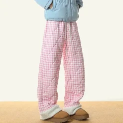 Pants & Trousers*Boogzel Clothing Pastel Checkered Puffer Pants