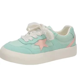 Aesthetic Sneakers*Boogzel Clothing Pastel Color Star Patch Sneakers