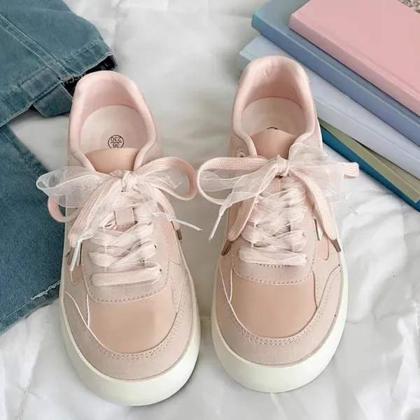 Aesthetic Sneakers*Boogzel Clothing Pastel Color Star Patch Sneakers
