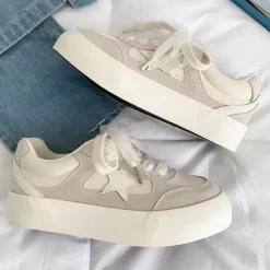 Aesthetic Sneakers*Boogzel Clothing Pastel Color Star Patch Sneakers