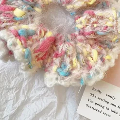 Hair Accessories*Boogzel Clothing Pastel Crochet Scrunchie Pink