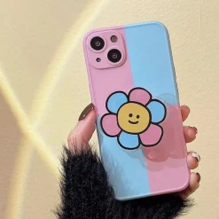 Iphone Cases*Boogzel Clothing Pastel Daisy iPhone Case Blue/pink