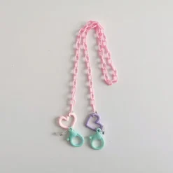 Other*Boogzel Clothing Pastel Face Mask Holder Chain