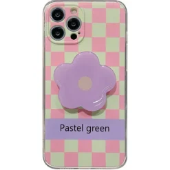 Iphone Cases*Boogzel Clothing Pastel Flower Checker iPhone Case