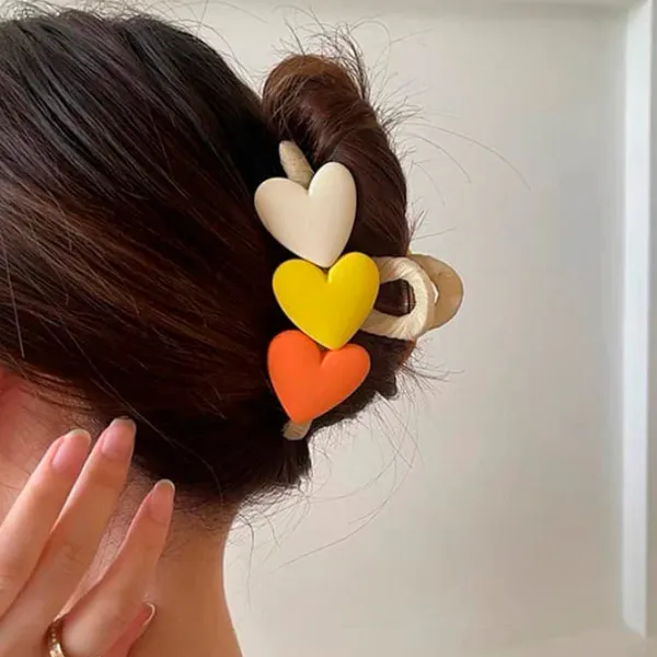 Hair Accessories*Boogzel Clothing Pastel Heart Hair Claw