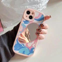 Iphone Cases*Boogzel Clothing Pastel Painting iPhone Case Pink/blue