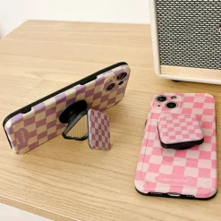 Iphone Cases*Boogzel Clothing Pastel Plaid iPhone Case