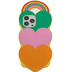 Iphone Cases*Boogzel Clothing Pastel Heart iPhone Case Rainbow