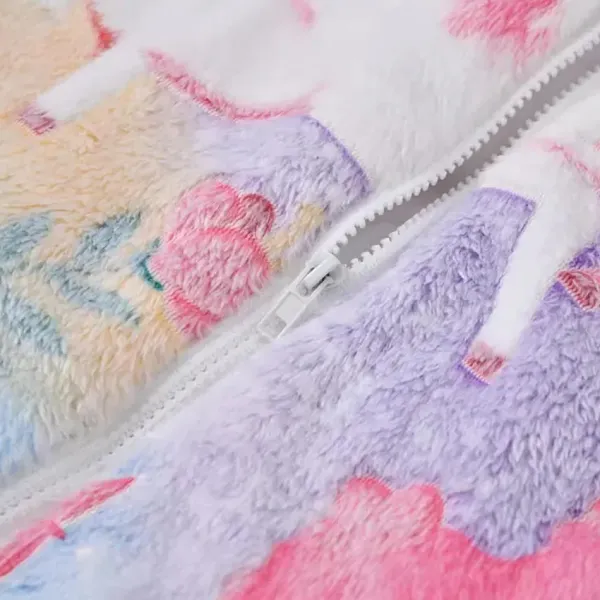 Coats & Jackets|Sweatshirts*Boogzel Clothing Unicorn Fleece Jacket Pastel