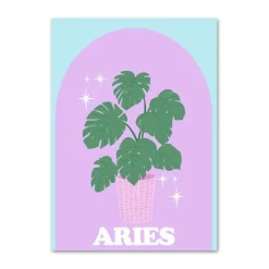Posters / Tapestry|Aesthetic Room Decor*Boogzel Clothing Pastel Zodiac Signs Canvas Poster