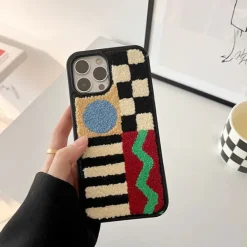 Iphone Cases*Boogzel Clothing Patchwork Embroidered iPhone Case