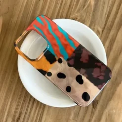 Iphone Cases*Boogzel Clothing Patchwork Pattern iPhone Case Brown