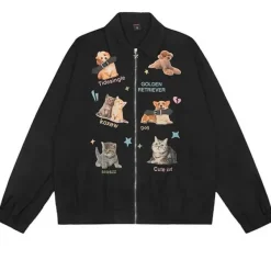 Coats & Jackets*Boogzel Clothing Paws Pet Graphic Jacket