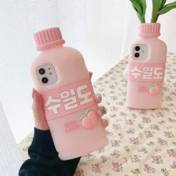 Iphone Cases*Boogzel Clothing Peach Water Bottle iPhone Case Pink