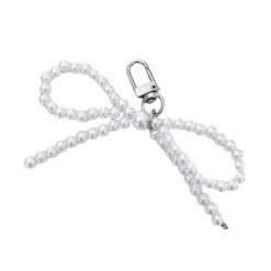 Other*Boogzel Clothing Pearl Beaded Bow Keychain