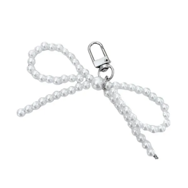 Other*Boogzel Clothing Pearl Beaded Bow Keychain