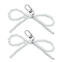 Other*Boogzel Clothing Pearl Beaded Bow Keychain