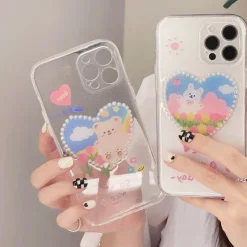 Iphone Cases*Boogzel Clothing Pearl Heart Bunny iPhone Case