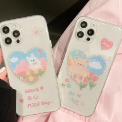 Iphone Cases*Boogzel Clothing Pearl Heart Bunny iPhone Case