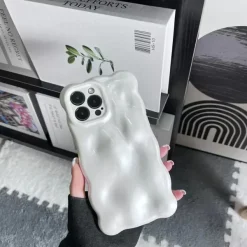 Iphone Cases*Boogzel Clothing Pearlescent Minimalist Aesthetic iPhone Case White