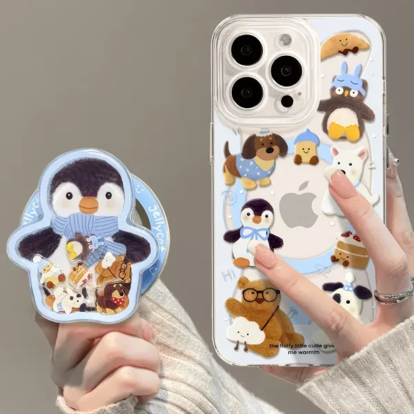 Iphone Cases*Boogzel Clothing Penguin iPhone Case & Grip Set Clear