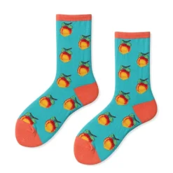 Socks*Boogzel Clothing Perky Peach Socks Blue