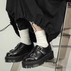 Classics|Boots / Platform Boots*Boogzel Clothing Personal Growth Buckle Shoes Black