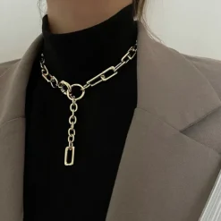 Necklaces & Chokers*Boogzel Clothing Personality Crisis Grunge Chain Necklace