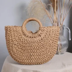 Bags & Purses*Boogzel Clothing Picnic Time Cottagecore Straw Bag