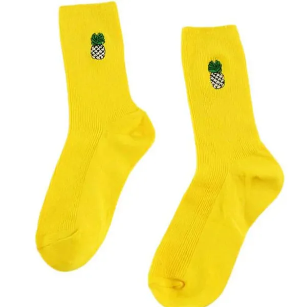 Socks*Boogzel Clothing Pineapple Socks Yellow