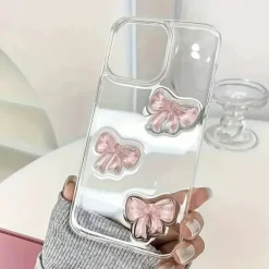 Iphone Cases*Boogzel Clothing Pink Bows iPhone Case Clear