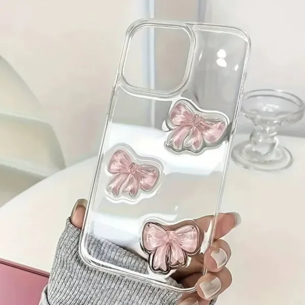 Iphone Cases*Boogzel Clothing Pink Bows iPhone Case Clear