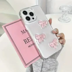 Iphone Cases*Boogzel Clothing Pink Bows iPhone Case Clear