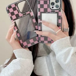Iphone Cases*Boogzel Clothing Pink Checkerboard iPhone Case Black/pink
