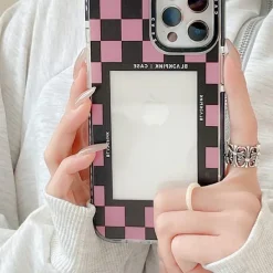 Iphone Cases*Boogzel Clothing Pink Checkerboard iPhone Case Black/pink
