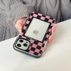Iphone Cases*Boogzel Clothing Pink Checkerboard iPhone Case Black/pink