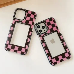 Iphone Cases*Boogzel Clothing Pink Checkerboard iPhone Case Black/pink