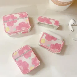 Iphone Cases*Boogzel Clothing Floral Paint Airpods Case Pink